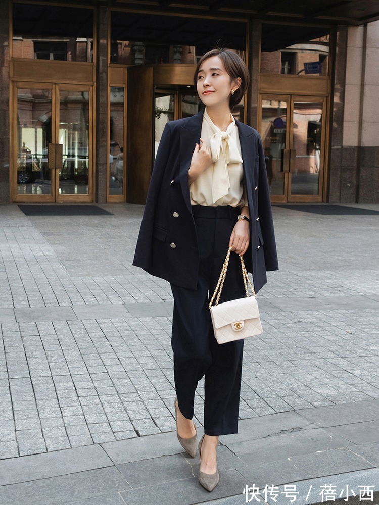 高跟鞋|秋季建议中年女性多穿西装,搭配牛仔裤、阔腿裤,半身裙显高显瘦