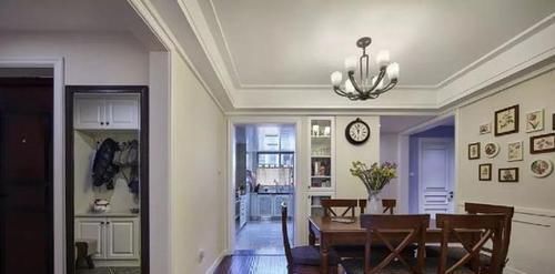 过道|117㎡两室改三室,没玄关就隔个玄关,利用过道改书房,真有创意