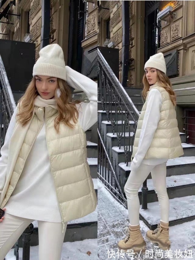 长筒靴 原来“羽绒服”也可以这么洋气,跟时尚博主学穿搭,时髦过新年