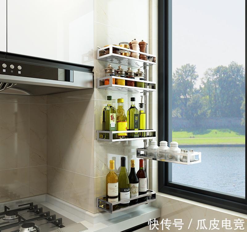 台面|入住后才发现厨房收纳空间不足？还好你遇见了我，和这些收纳利器