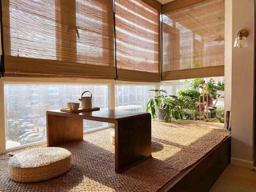 花房|去客厅化，阳台改茶室花房！这套86㎡，比想象中还要温馨舒适