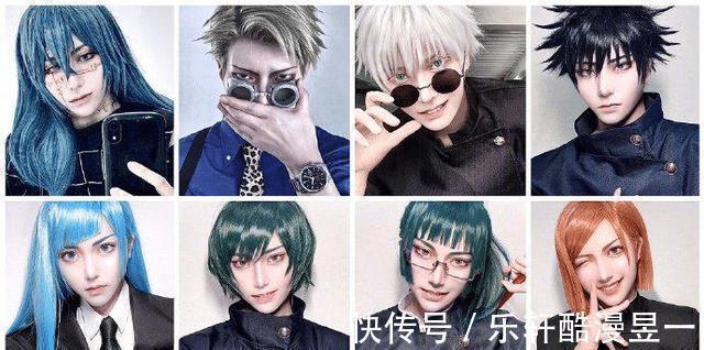 cospl一人cos整部《咒术回战》,乙骨气质精准把握,七海神还原!