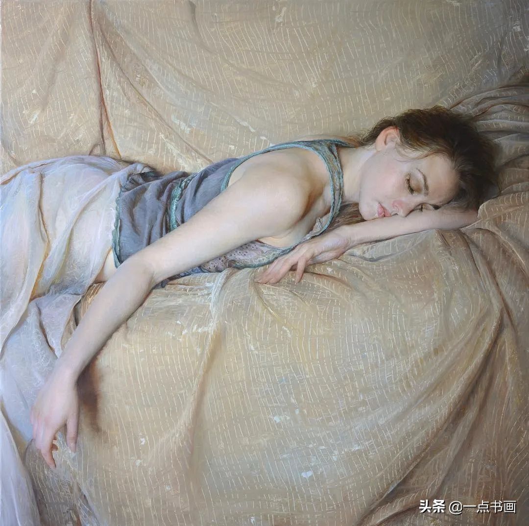 谢尔盖#她痴迷于画那些睡觉觉的美女,青春清纯,宁静唯美