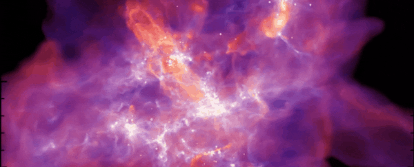 恒星 这个令人瞠目的模拟让我们看到了正在诞生的新星