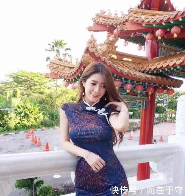 风韵|马来西亚空姐转行做模特，旗袍凸显成熟风韵，3个动作帮你塑形