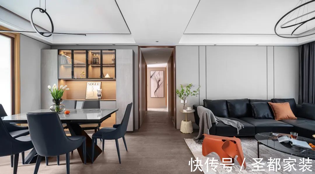 竹木|128㎡现代风格亲子宅案例，竹木纤维板+逆天收纳，实名慕了