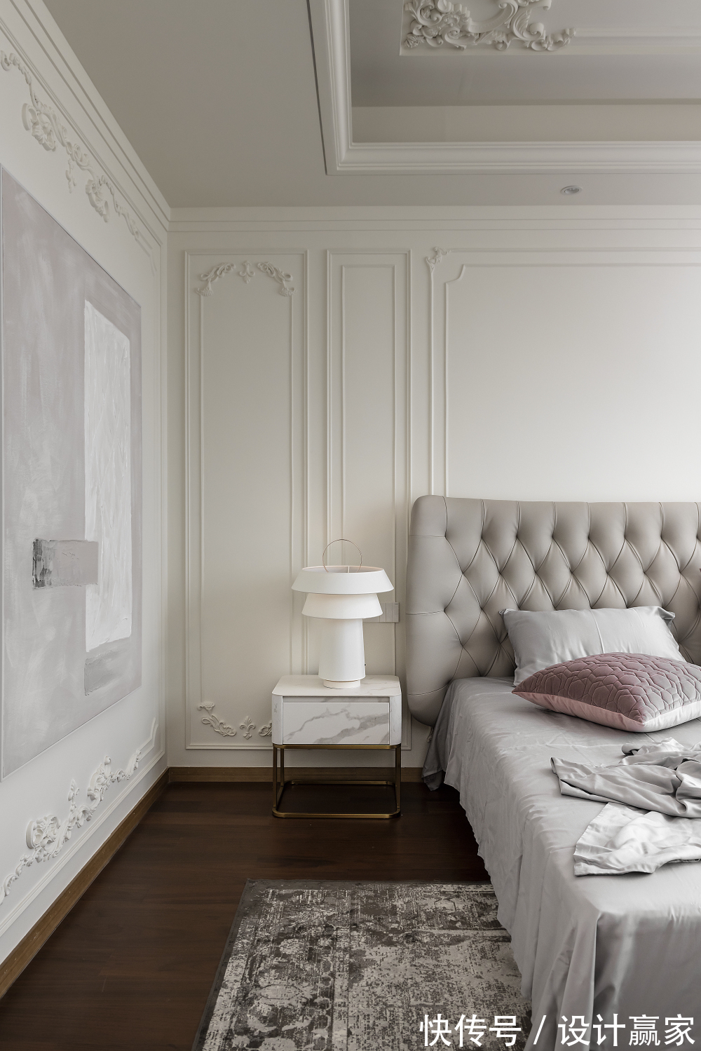 欧式|161㎡精致优雅四居，浪漫酒红+轻奢金，演绎欧式文艺范