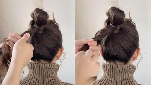 这样扎丸子头，脸显小小小！