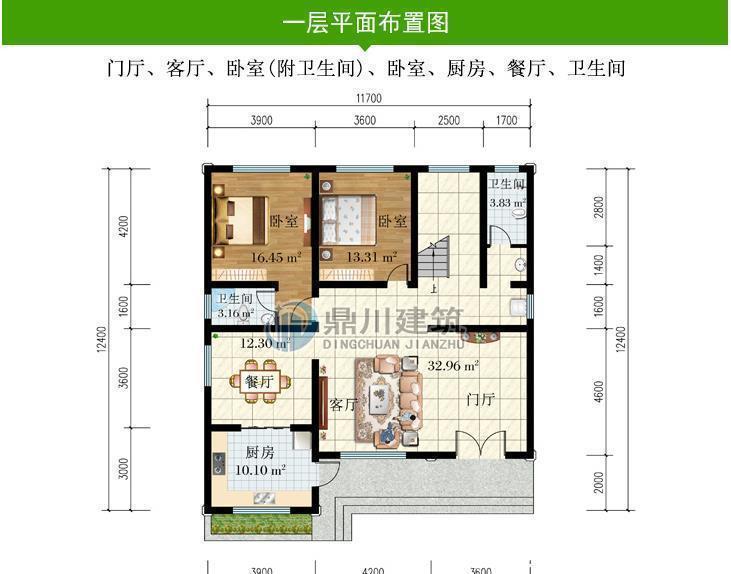师傅|5款农村平屋顶别墅，施工简单，农村的师傅都会做