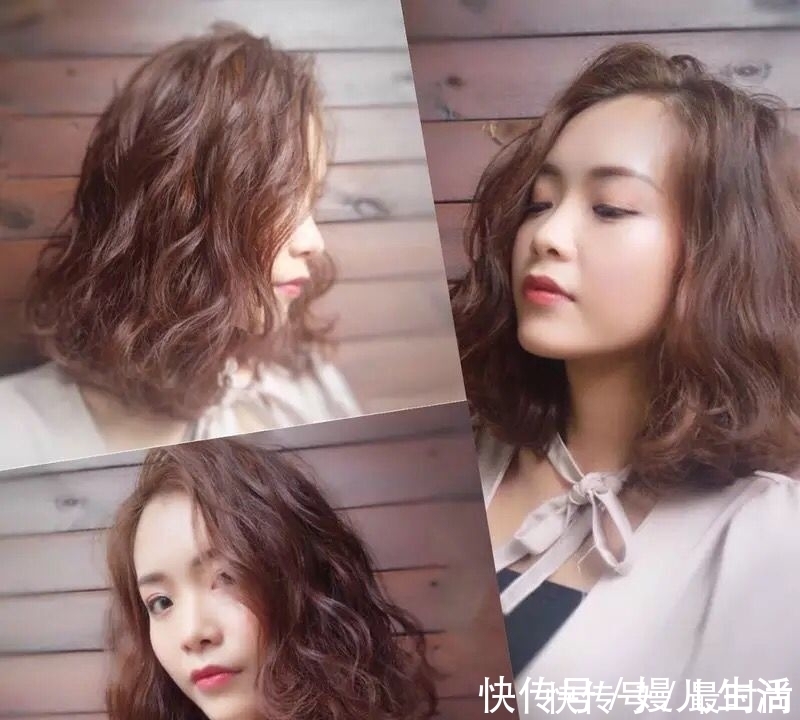 洋气|网上很火的“不过肩”烫发,减龄又洋气,换了发型比整容更有魅力