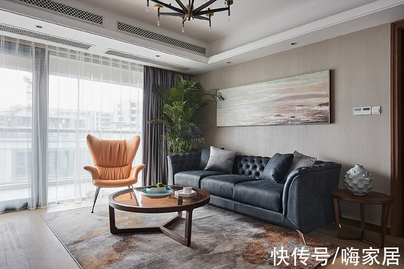 郑州|郑州126㎡现代混搭3室2厅,高级有品味的质感生活