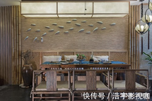 靠椅|150平中式风,传统靠椅,棚架床,古色古香,韵味十足!