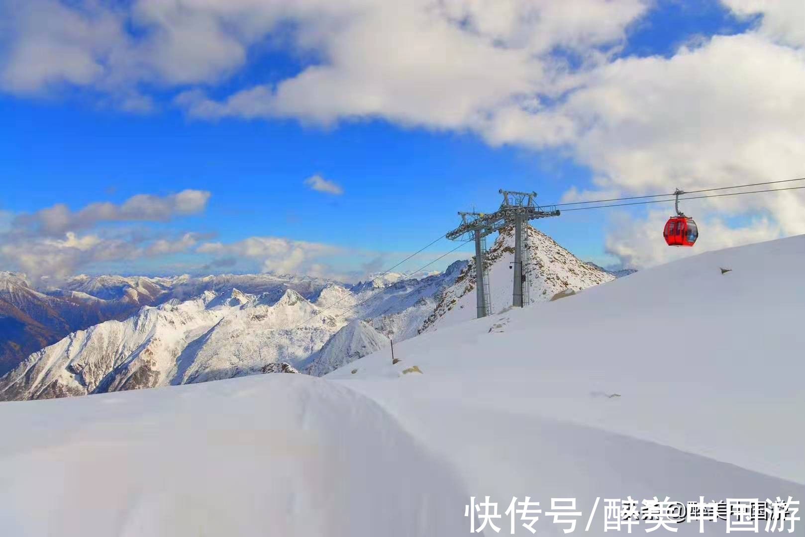 藏酋猴|走进达古冰川风景区，亲临冰川，融入冰雪世界