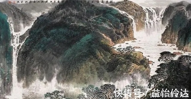 许钦松|许钦松,当代岭南画派中的大手笔!观他的山水画,画面气势如虹!
