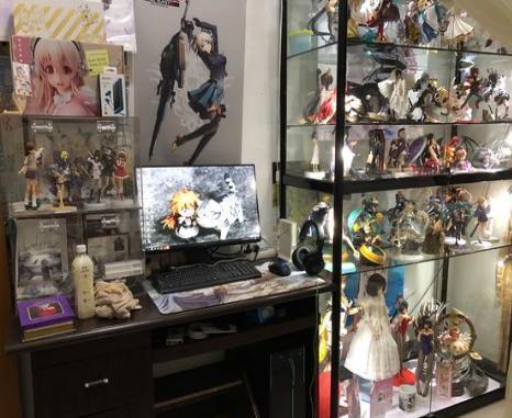 手办|二次元宅女小姐姐,两年时间居然收集了一柜子手办,声称仅仅只花了300元