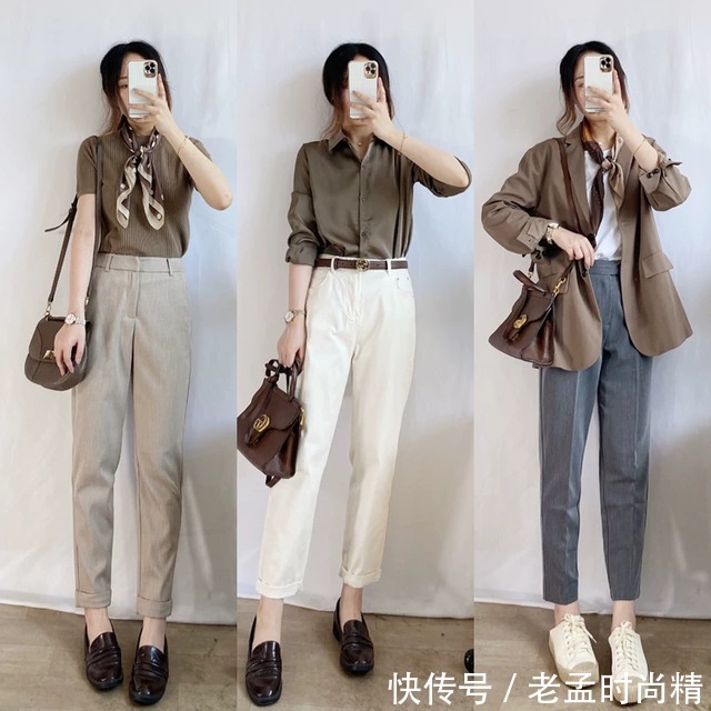 秋季 简单利落的职场穿搭!这些穿搭简单干净有气场,干练稳重又温柔