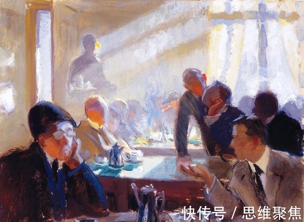 桑特里#笔意未尽的挥洒,印象派画家桑特里的绘画作品