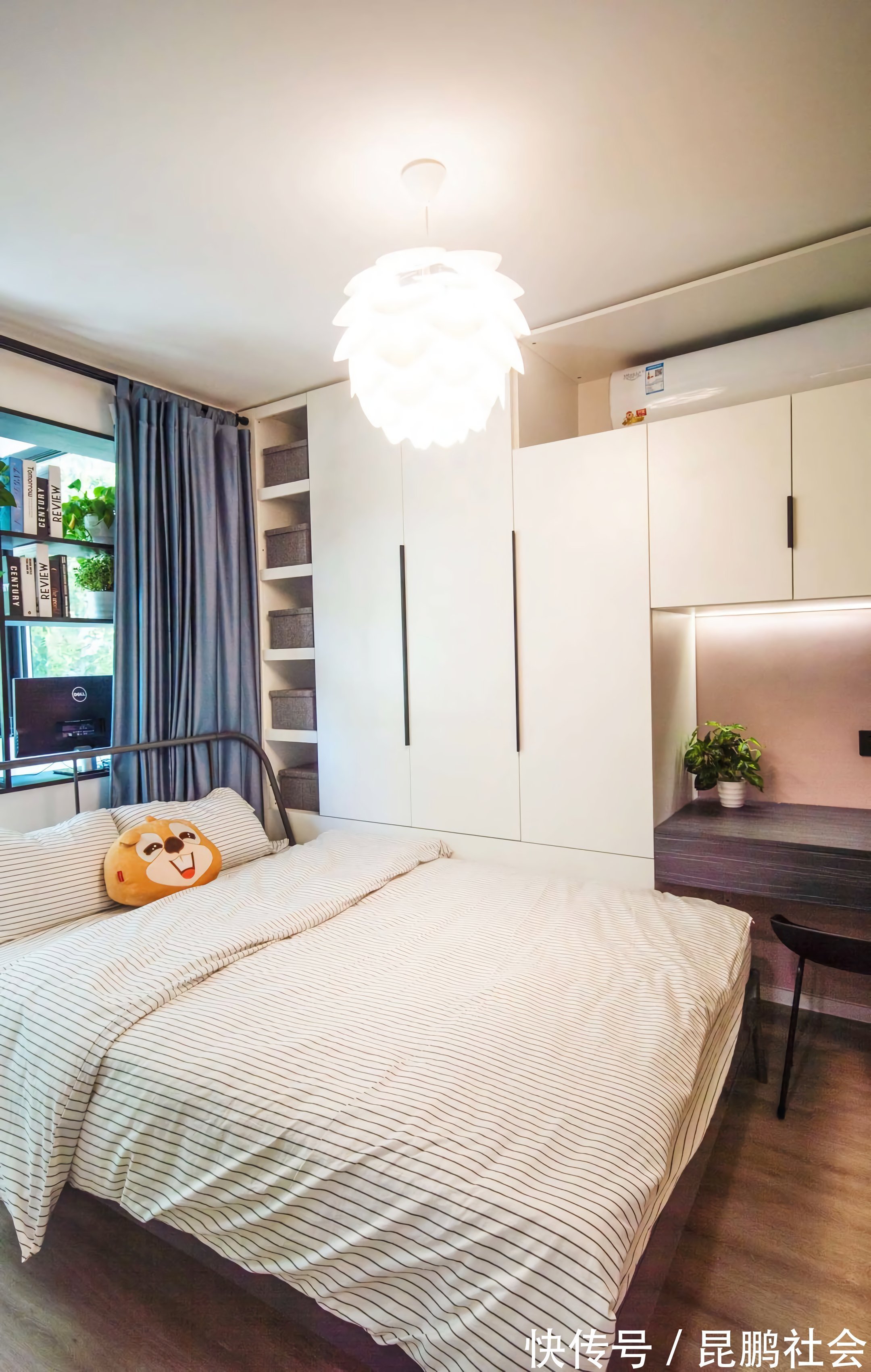 齐家敏敏|90后夫妻40㎡的新家,一房改四房,每1㎡都不浪费,非常完美