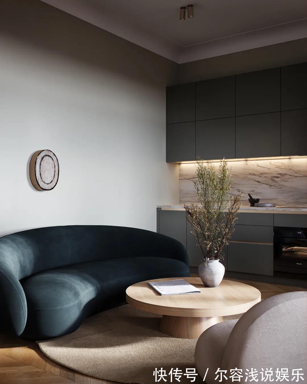 隔断|她买下48㎡小公寓,将墙全拆除,用玻璃做隔断,美翻