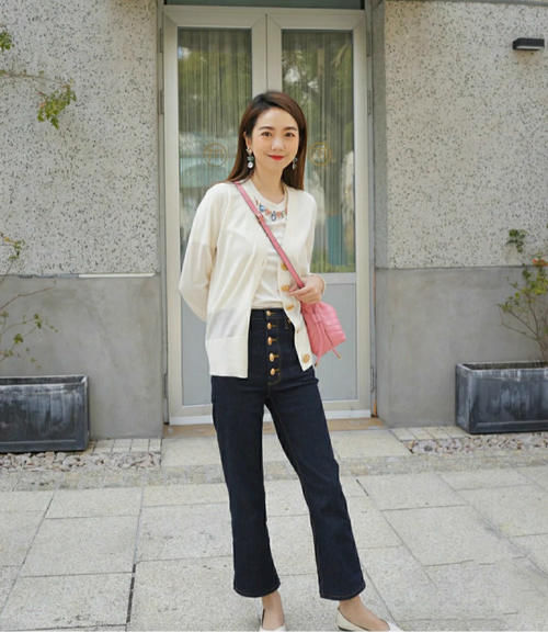 早春，我独宠“开衫”，不管是搭裙子还是裤子，模板帮都你备好了