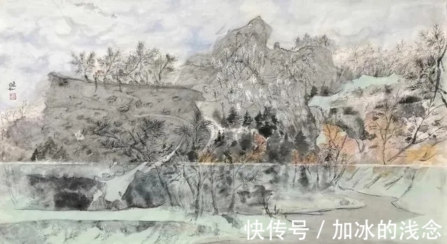 山水画$造境|张继华山水画