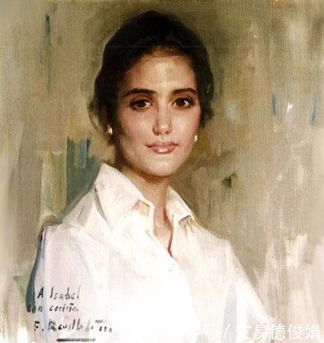 马拉加#他被指定为西班牙国王和王后的肖像画官方画师，擅长画美人