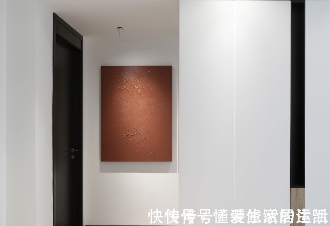 隔墙|80㎡实用主义装修,简约黑白灰色调,全屋简单又大气