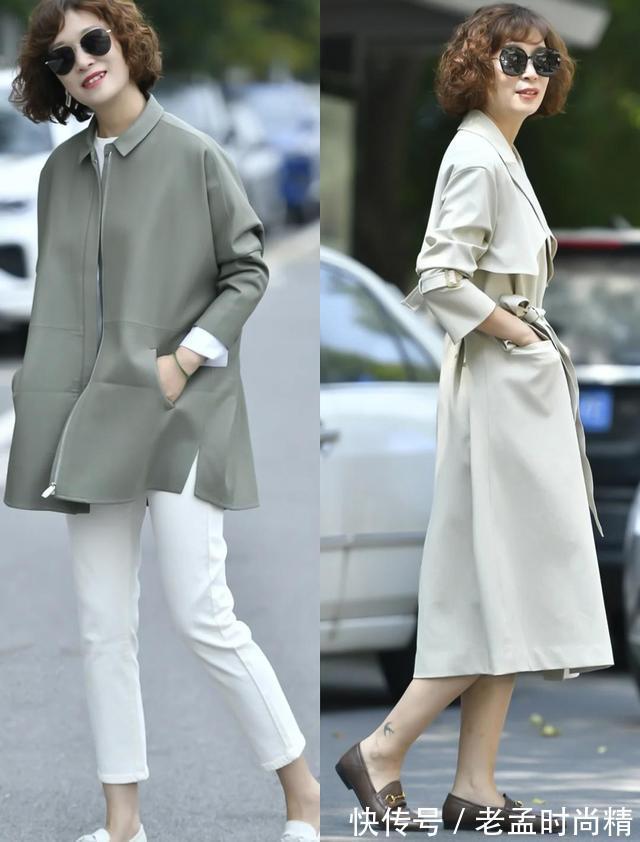 裤长 阔腿裤过时了,今年秋季流行“拖地裤”,五六十岁的女人穿好美