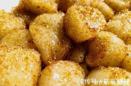 糯米面|教你在家做糯米果，不煎不油炸，口感软糯，甜甜的好好吃