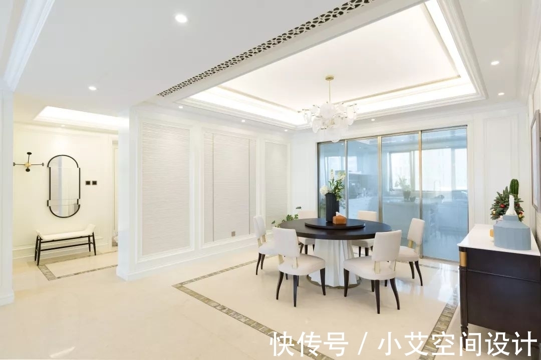 精装|270㎡精装房软装设计,简洁、纯美的温馨轻法式风