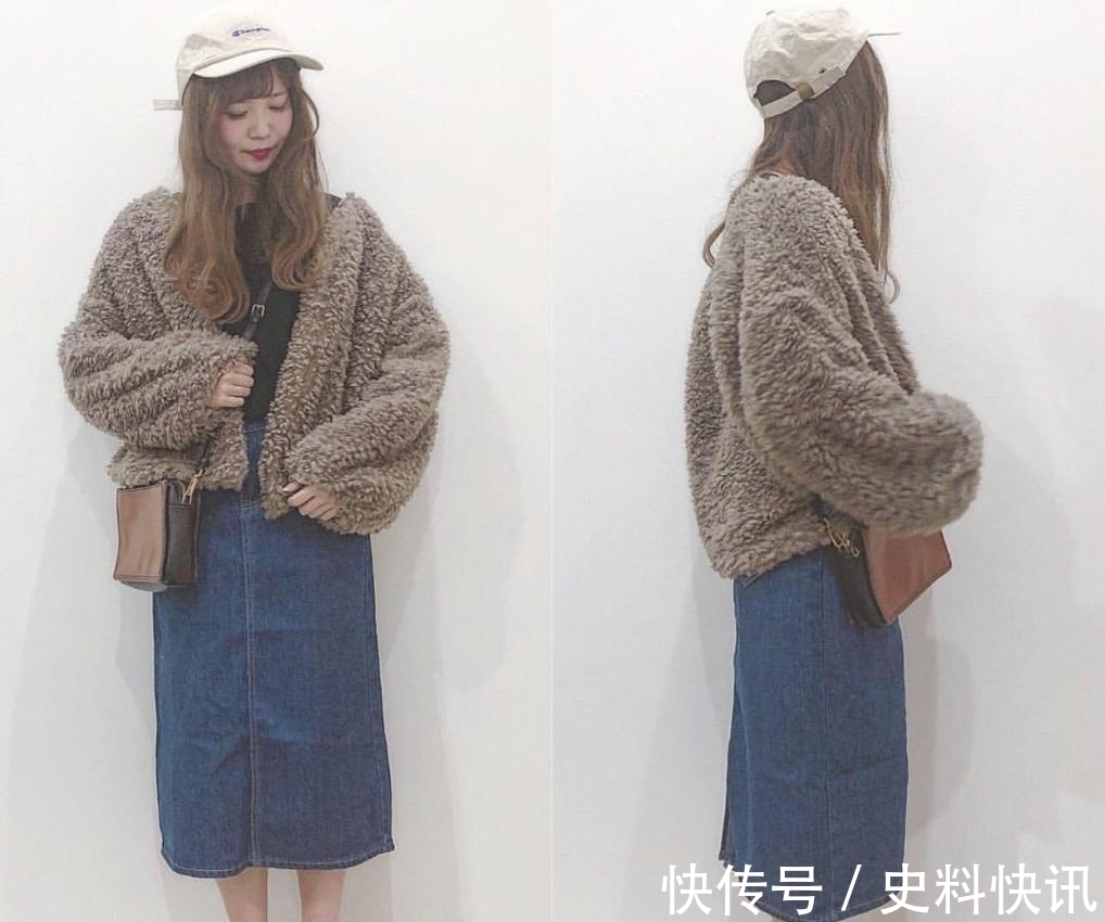 羊羔毛|谁说过年一定要穿红色？小个子女生过年这样穿，比红色更耐看