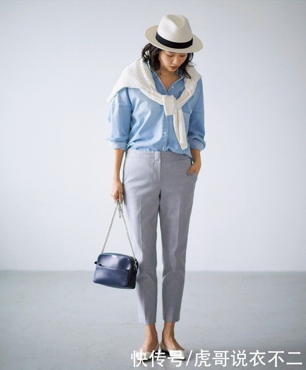 三四十岁别穿得太花！裤子就选黑白灰，百搭时尚又大气