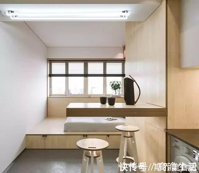 地台床|榻榻米已经落伍了,现在流行一体化的地台设计,年轻人都爱这样装