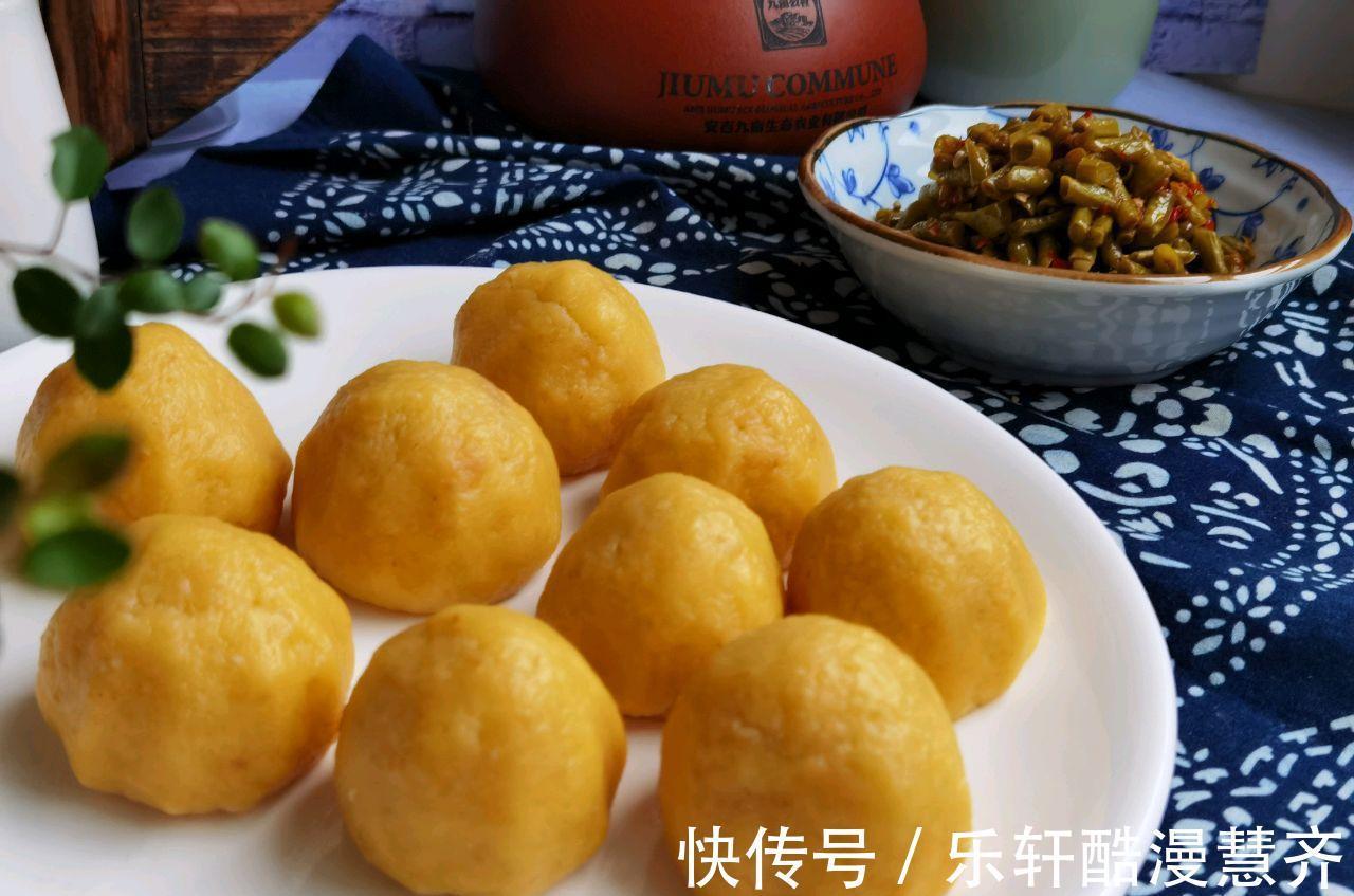 蒸窝窝头|十分钟快手早餐,玉米面窝头,低脂美食