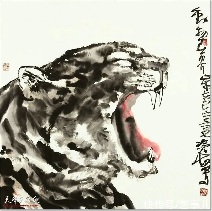 山静居画论#尹沧海教授动物系列作品欣赏:富有诗意的意象世界