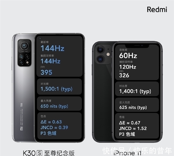 K30S|Redmi K30S至尊纪念版亮相：堪比iPhone 11的顶级LCD屏幕