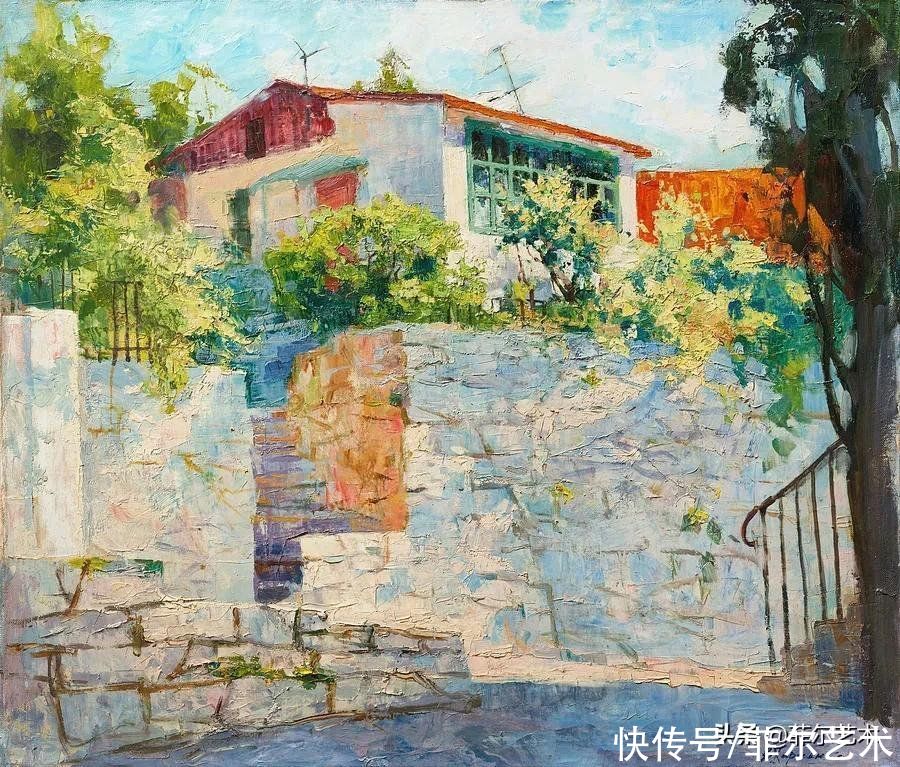 victori俄罗斯女画家维多利亚·哈尔琴科风景油画作品欣赏