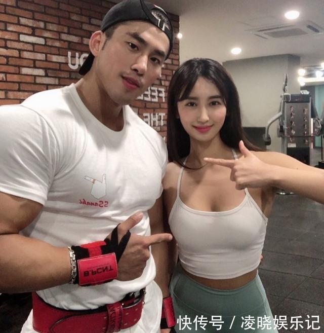 情侣|健身情侣身材令人羡慕，一起健身顺便秀恩爱，真实身材被曝光