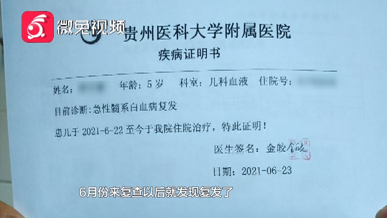 重症监护室|“爸爸，你们再生一个小孩吧”5岁男童白血病复发了