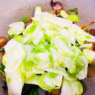 自制|腊肉蒜香儿菜