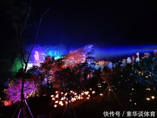 夜景秀|两个亿打造的德天瀑布夜景秀，场景壮观，却被越南人民免费蹭