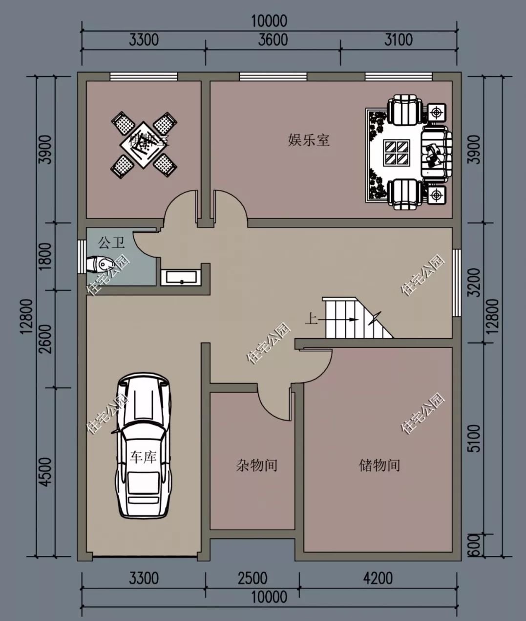 平面|农村盖房就在这10套里选一套,颜值高还实用,尤其第7套特别亮