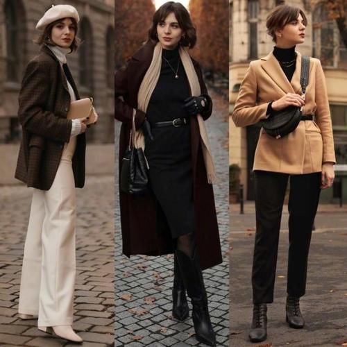  魅力|这才是女人该有的魅力，穿衣时髦不浮夸，基础款里打造高级气质感