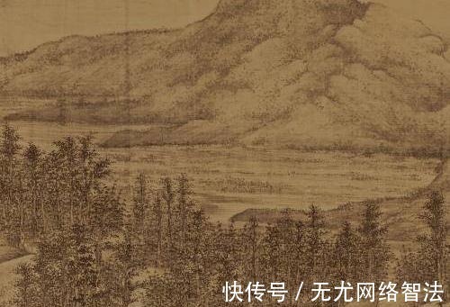 潇湘图@他被称为南派山水画鼻祖,一幅《溪岸图》虽价值连城,却不在中国