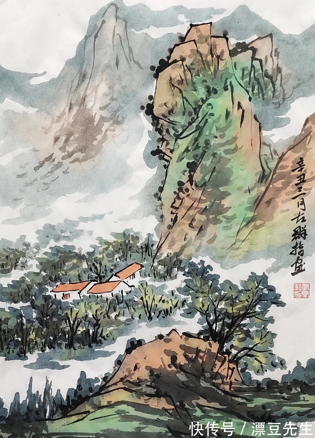 左群&不炫技的国画家|左群山水画