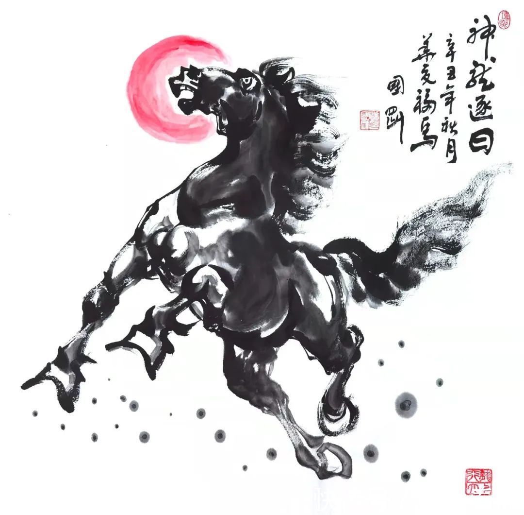 八骏雄风&【瑞虎迎春·福马贺岁】著名福马画家潘国刚老师优秀作品展