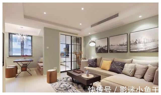 装修设计|70平两居室，简约而不简单的装修设计，玄关就很迷人，美上天