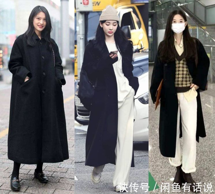 裤装 女人再懒,也别拿打底裤配大衣了,试试这3条“裤子”,很高级