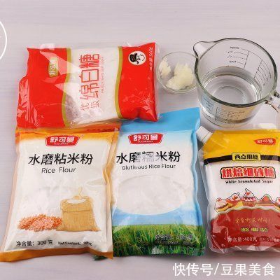 10g|老妈做的糯米白糖糕，怎么吃都不腻