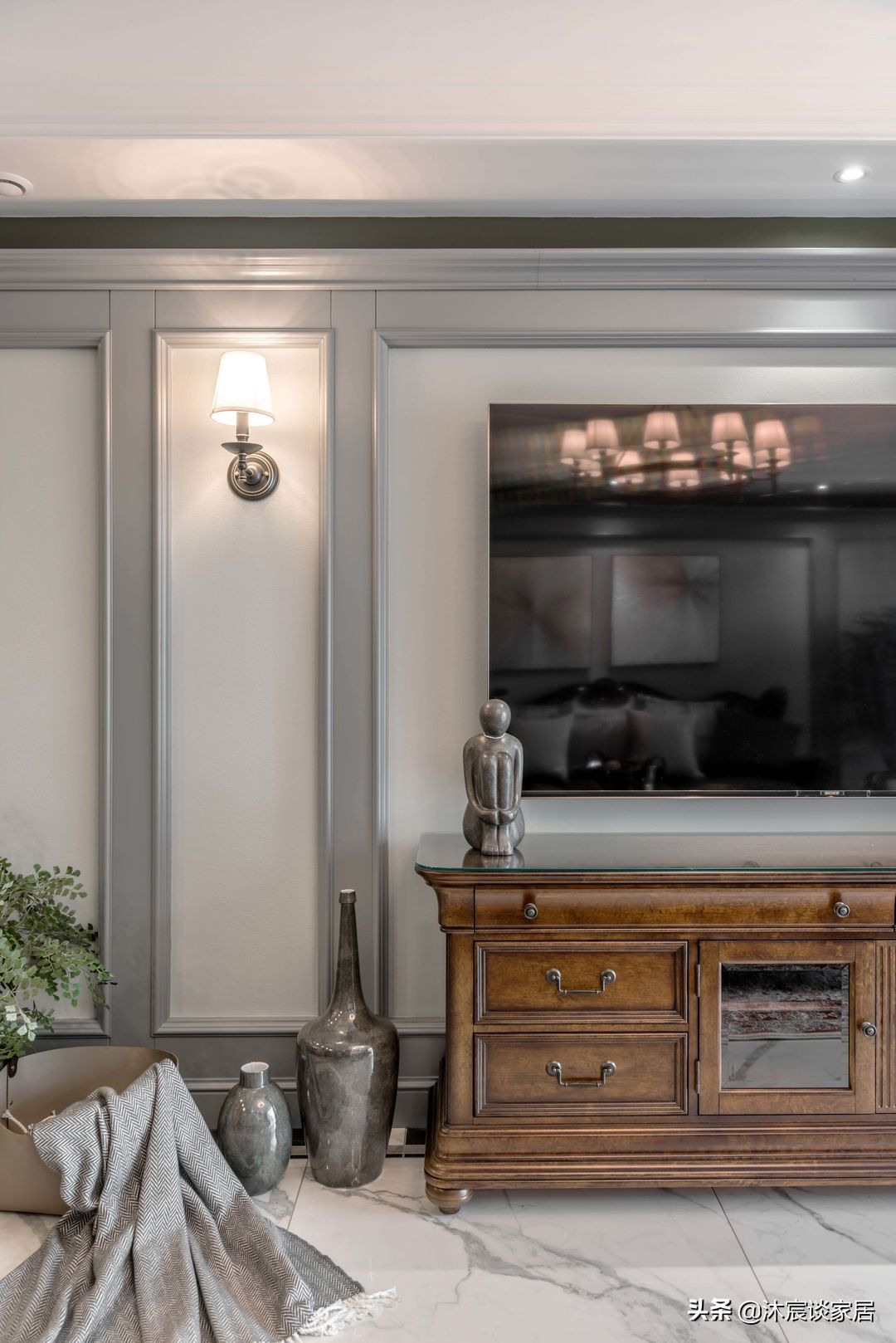 美式|她不要“网红”风格,新家装成经典美式风,随处可见的优雅与浪漫